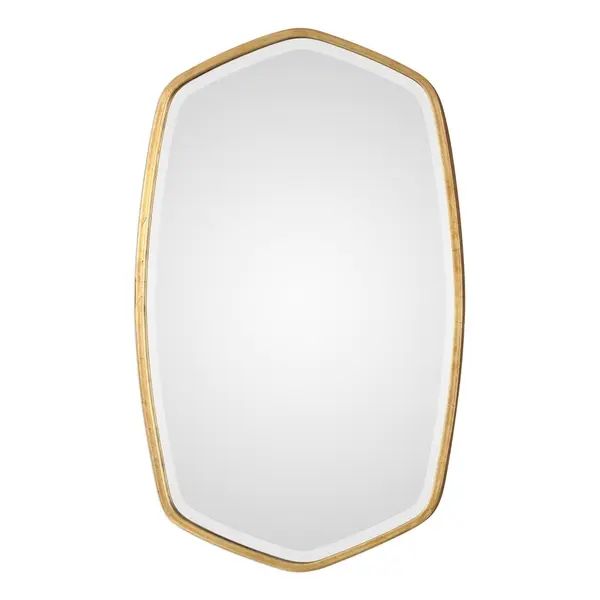 Uttermost Duronia Antiqued Gold Leaf Mirror | Bed Bath & Beyond