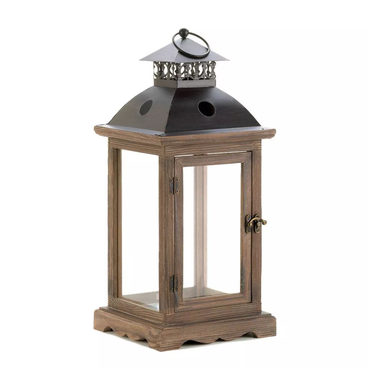 Iron Monticello Outdoor Lantern Brown - Zingz & Thingz | Target