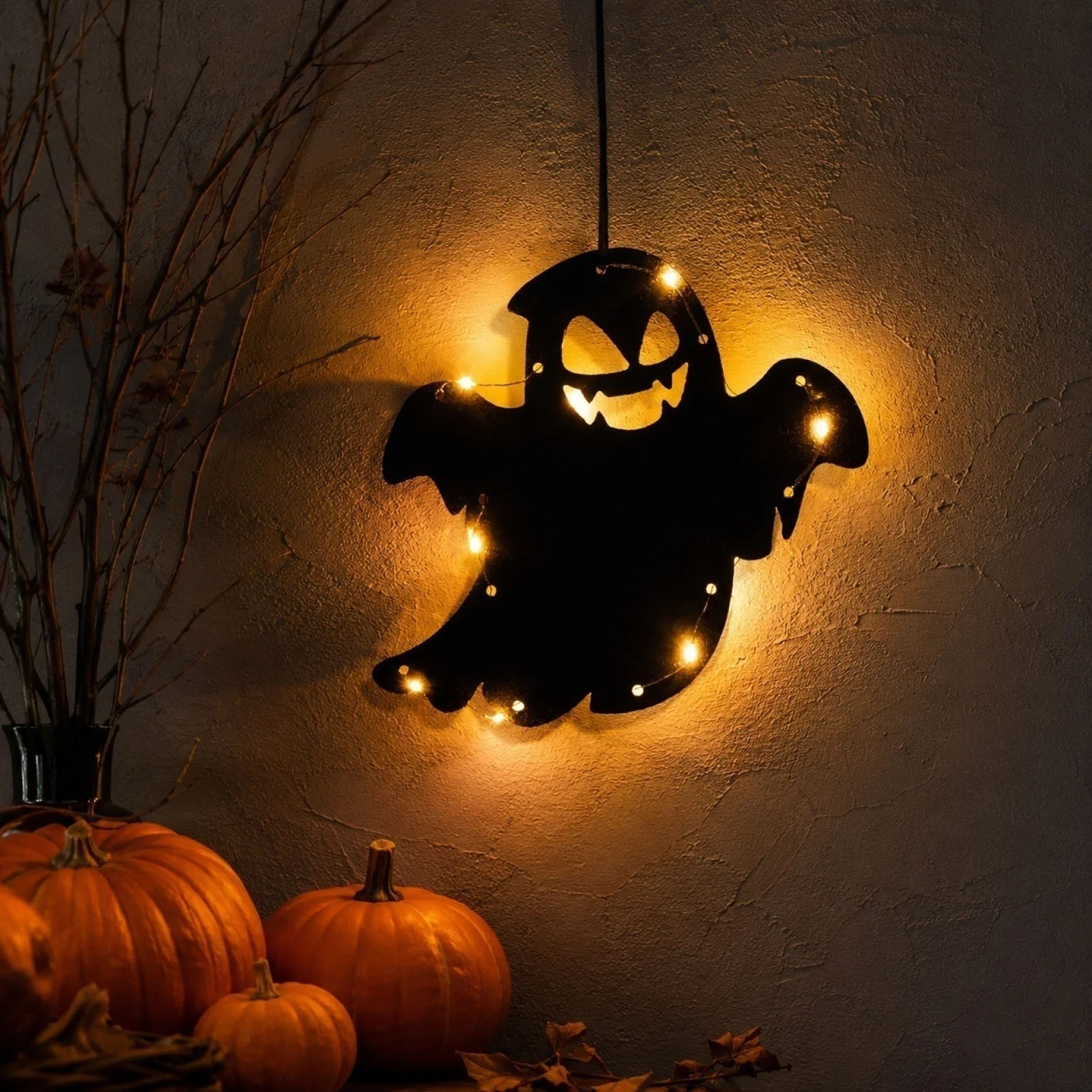 XGFHYJEH Plastic Halloween Ghost Hanging Pendant, Spooky Door Hanging Prop, Atmospheric Event Sce... | Walmart (US)