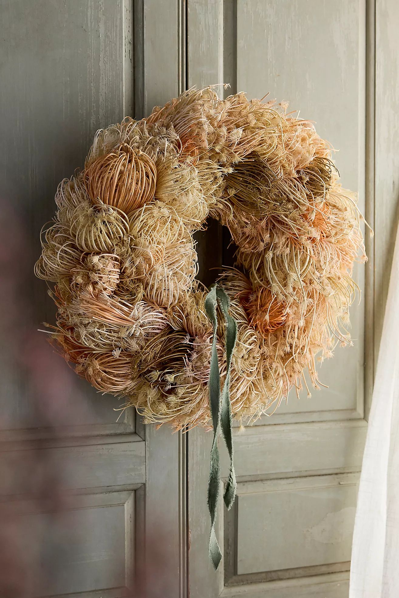 Dried Dill Flower Wreath | Anthropologie (US)