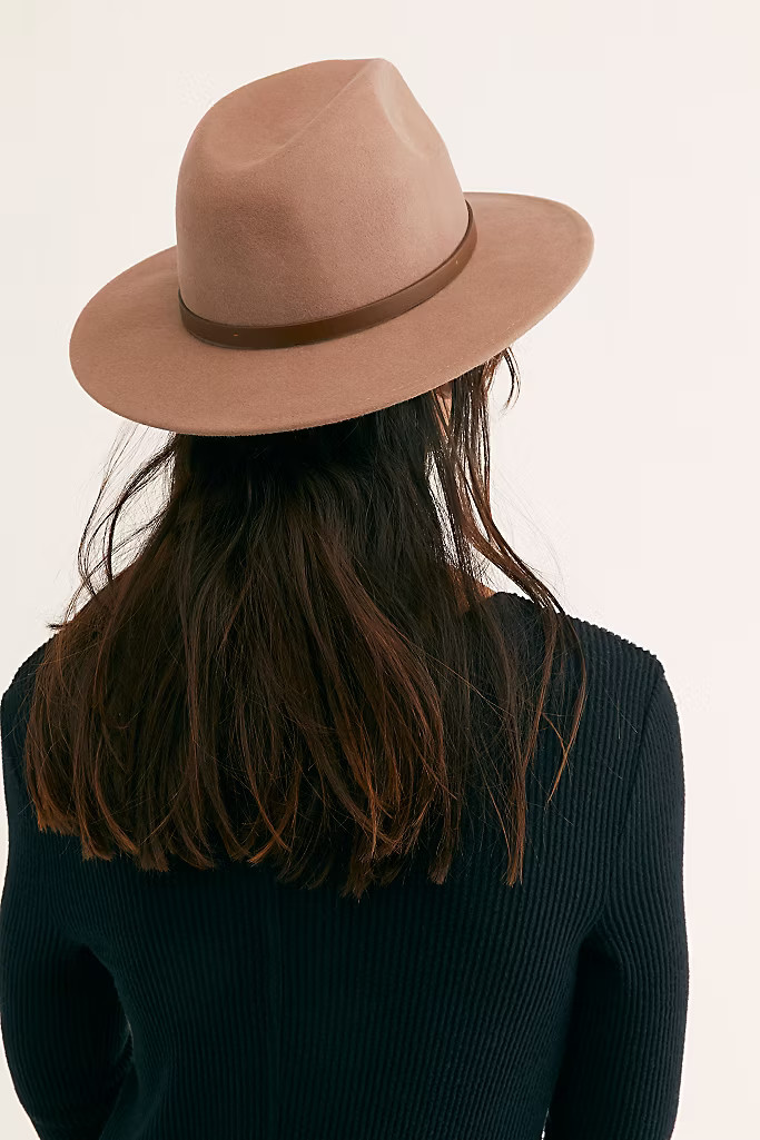 Wythe Leather Band Felt Hat | Free People (Global - UK&FR Excluded)