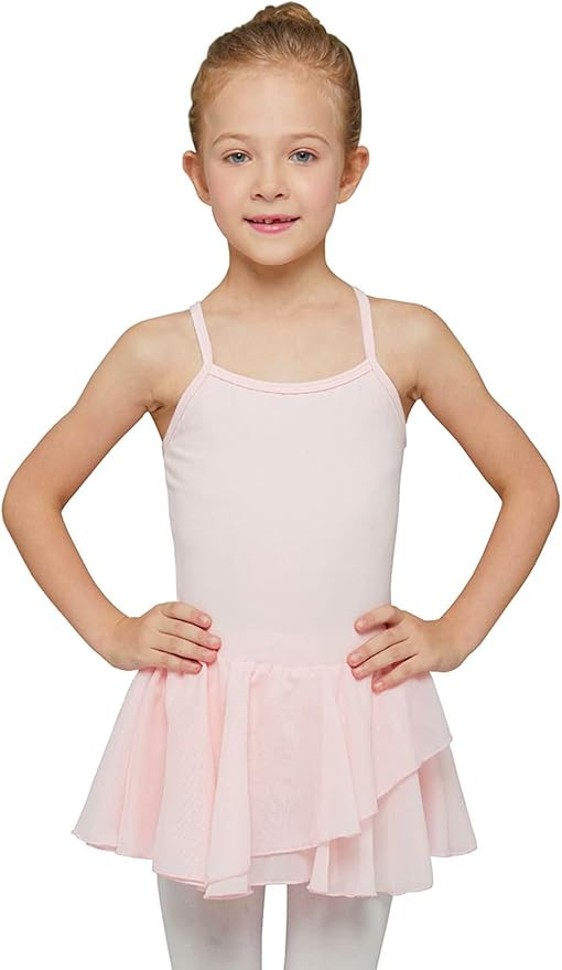 MdnMd Toddler Girls Ballet Dresses Leotards with Skirt Dance Dress Ballerina Tutu Outfit | Amazon (US)
