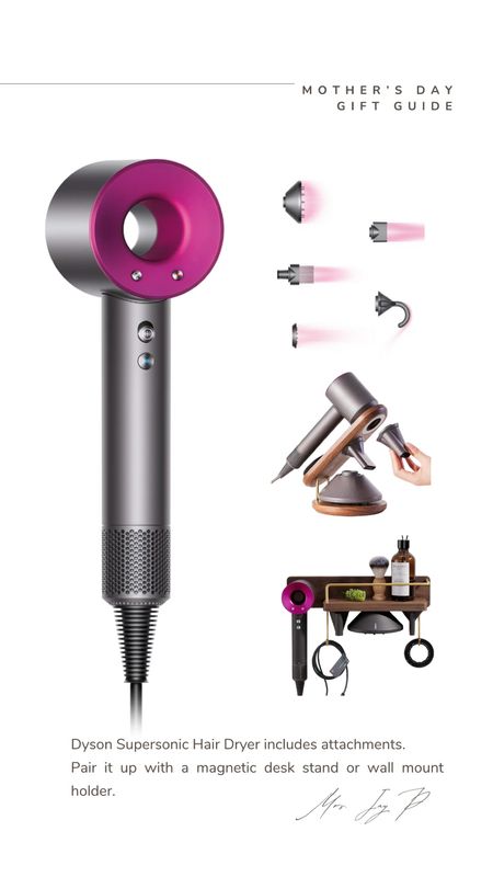 Mother’s Day Gift Guide. 

Dyson supersonic hair dryer in lavender.
This viral hair dryer includes 4 attachments. Pair it up with a magnetic desk stand or a wall mounted stand for easy storage. 

#LTKbeauty #LTKGiftGuide