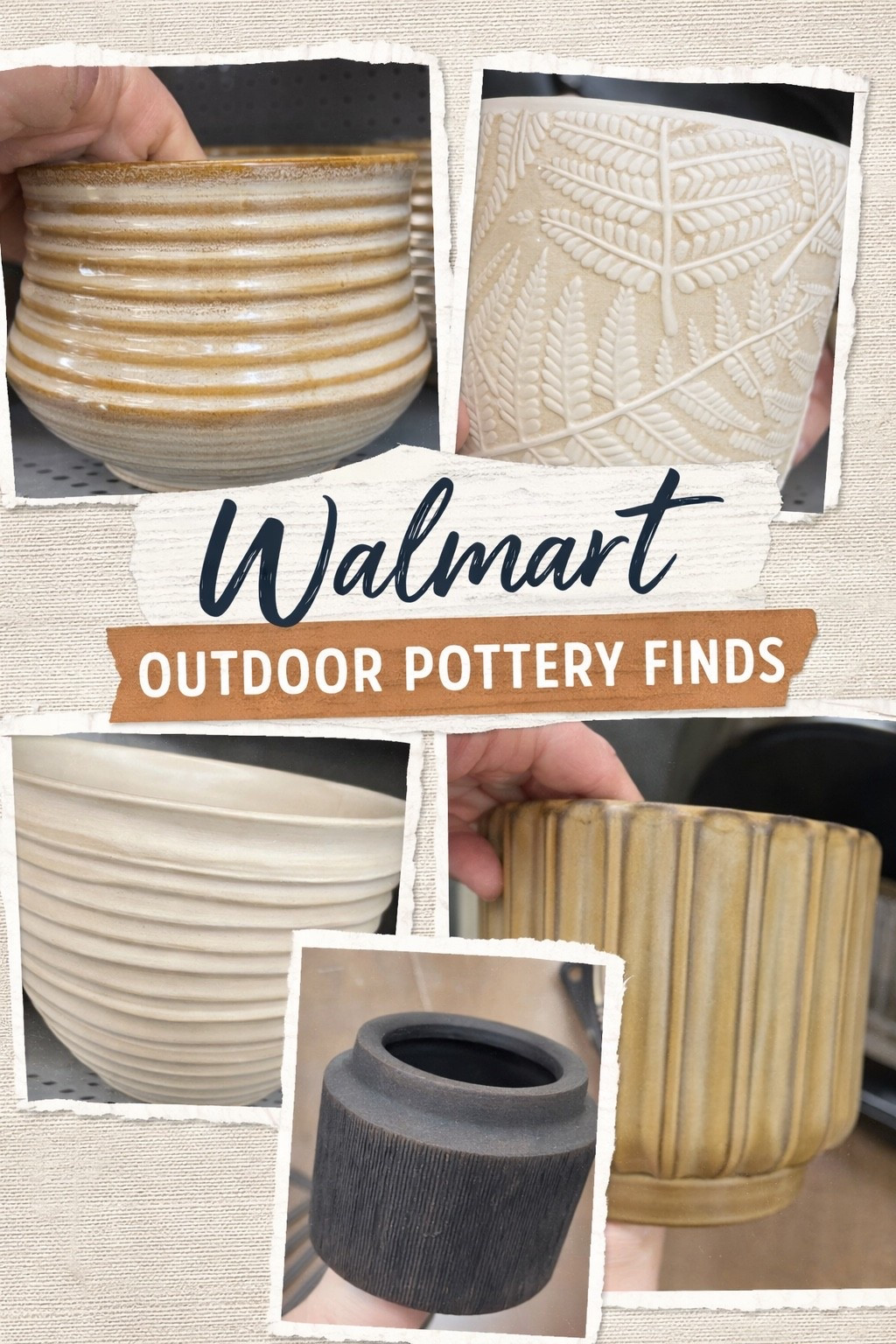 Walmart outdoor pottery finds 🤎🌿
Neutral, textured, designer-looking planters under $20 🙌🏼

Perfect for porch refresh season.

Comment your favorite + I’ll link them 👇🏼

#WalmartFinds
#WalmartHome
#OutdoorDecor
#PatioRefresh
#PorchDecor
#OutdoorLiving
#AffordableHome
#BudgetFriendlyDecor
#NeutralHome
#NeutralDecor
#ModernFarmhouseStyle
#CozyOutdoor
#PlanterStyle
#HomeInspoDaily
#MomHomeStyle
#SpringDecor
#PatioInspo
#HomeStylingIdeas


#LTKHome #LTKSeasonal