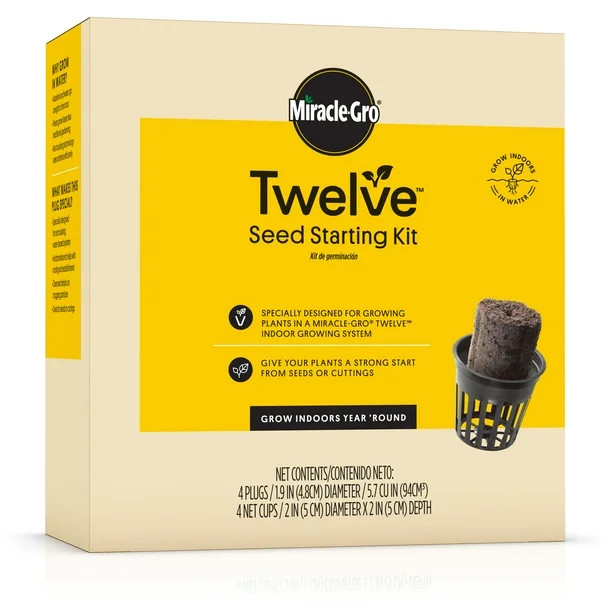 Miracle-Gro Twelve Seed Starting Kit | Walmart (US)