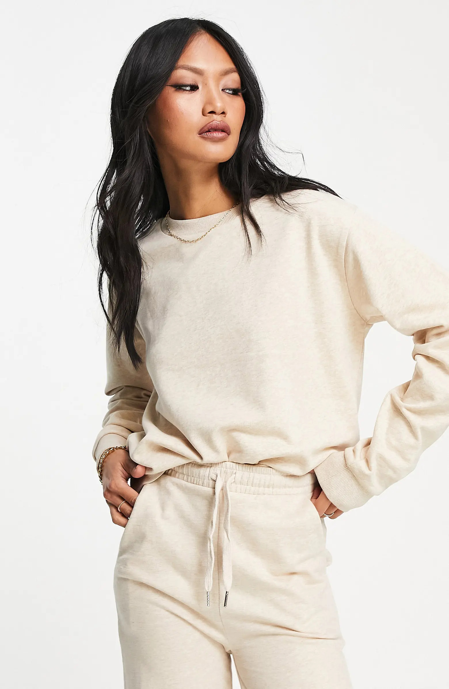ASOS DESIGN Slim Fit Sweatshirt | Nordstrom | Nordstrom