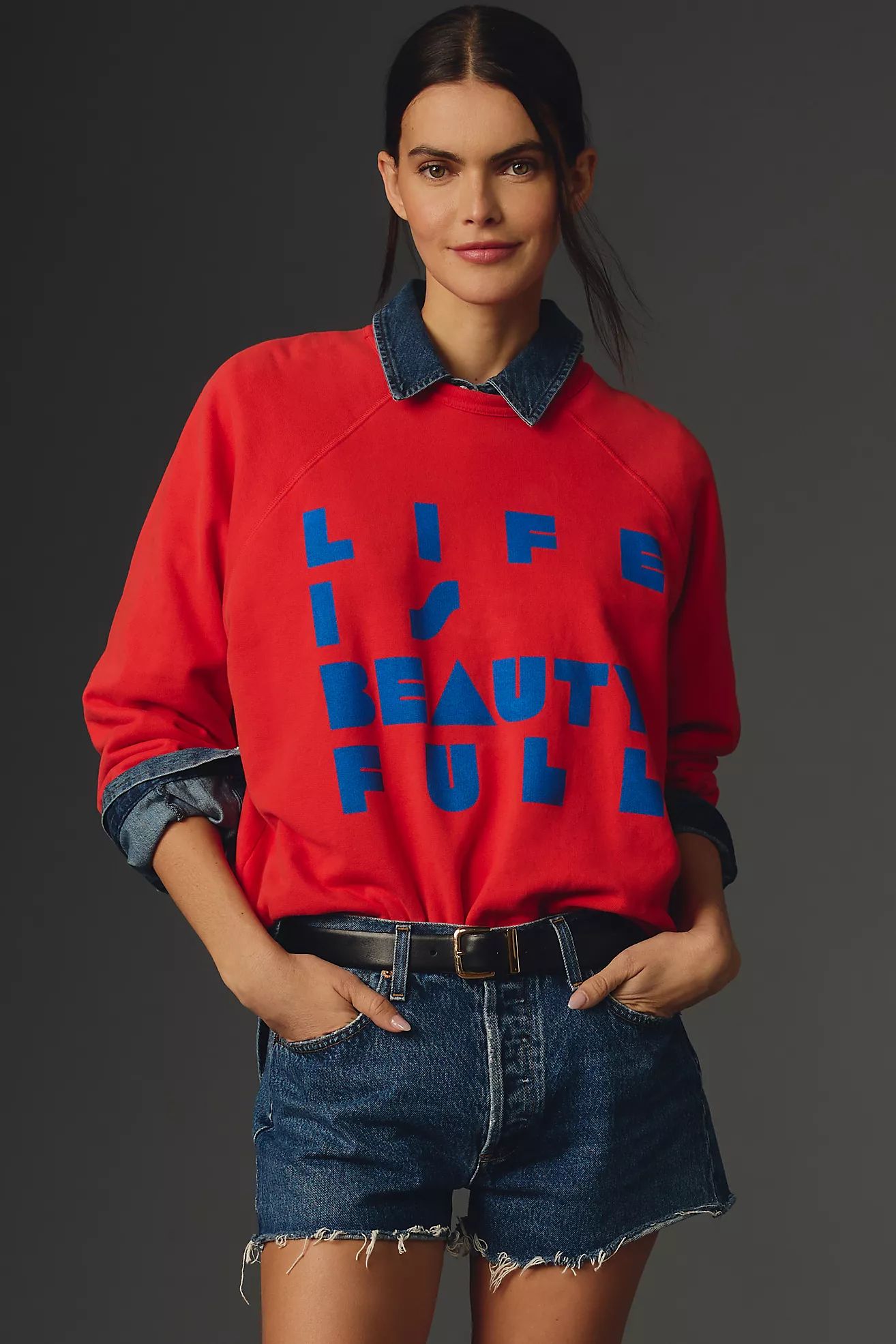 MOTHER The Biggie Concert Sweatshirt | Anthropologie (US)