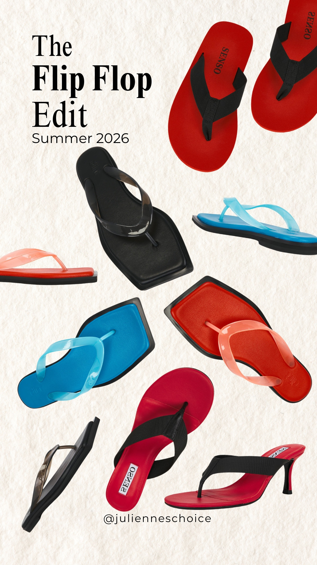 Summer's easiest style update?

Flip flops.

From bold colors to clean neutrals, these are the pairs making every outfit feel effortless this season.✨julienneschoice

#FlipFlops #LTKStyleTip #LTKSummer #SummerOutfits #SummerWardrobe #CapsuleCloset
 

 #LTKootd #LTKSeasonal #LTKTravel