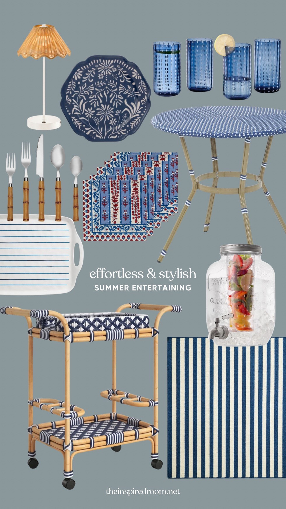 #ad No matter how much space you have, everyone somehow ends up in the kitchen. 😂

Instead of fighting it, I plan for it.

Before a gathering, I create a few serving spots away from the kitchen so guests can grab a drink, find a plate, or gather for conversation without crowding one area.

A fruit-infused water station on a serving cart, plates and napkins on a counter-height table, or snacks set out in another spot can make hosting feel so much more relaxed.

This rolling serving cart, counter-height table, beverage dispenser, cordless lamps, cloth napkins, striped rug, and a few other favorites from @wayfair help make summer hosting feel effortless, welcoming, and beautiful.

#wishyouwerehere #outdoor #Wayfair #WayfairPartner

#LTKSaleAlert #LTKHome #LTKSeasonal