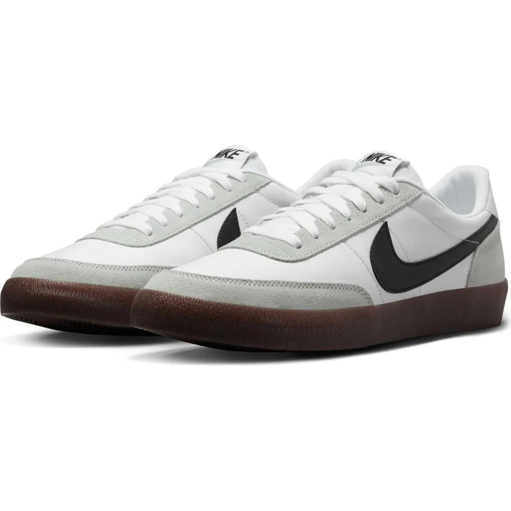 Nike Killshot 2 Leather Sneaker in White/Black/Light Silver at Nordstrom, Size 13 | Nordstrom