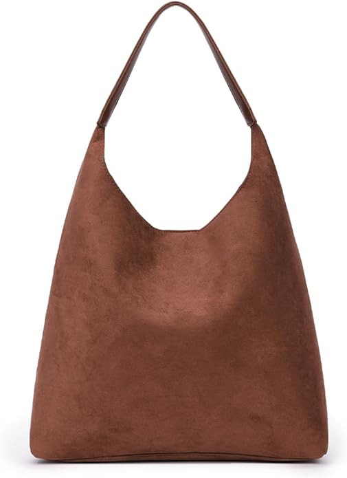 YFGBCX Tote Bags for Women Work Bags Suede Slouchy Bag Hobo Handbag Office Tote Handbag | Amazon (US)