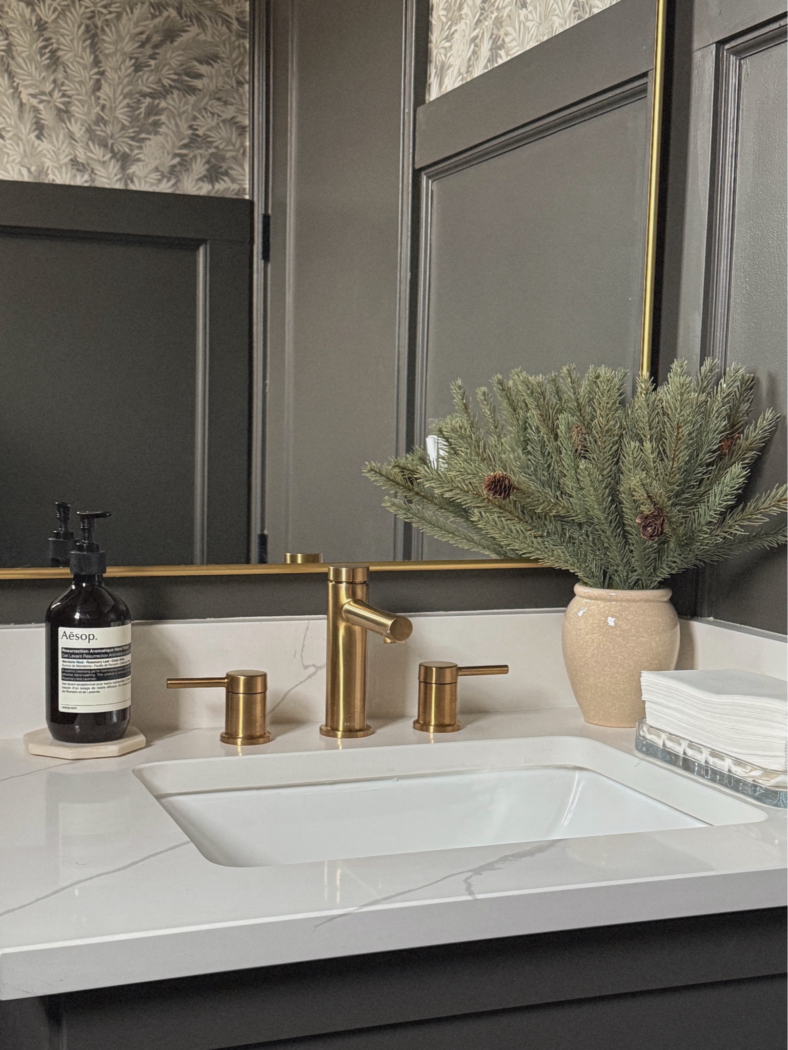 Holiday styling powder room

#LTKSeasonal #LTKHome #LTKHoliday