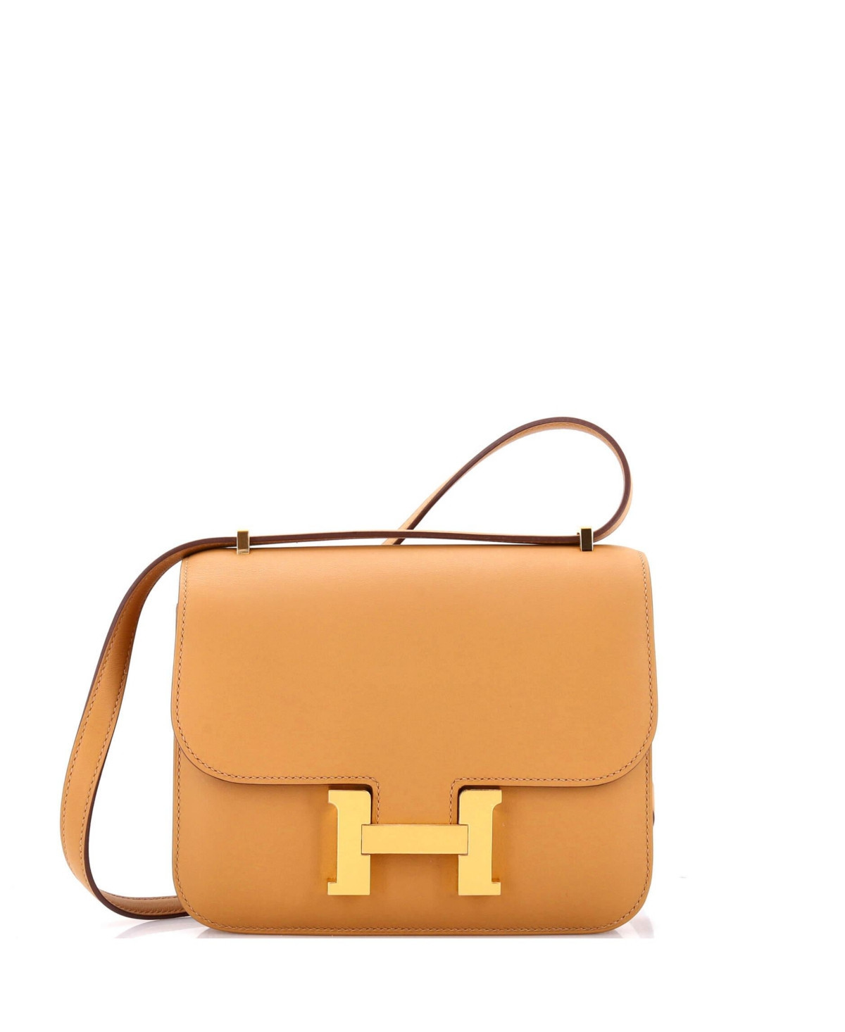 Pre-Owned HERMES 18 Constance Bag Swift - Natural | Macy's