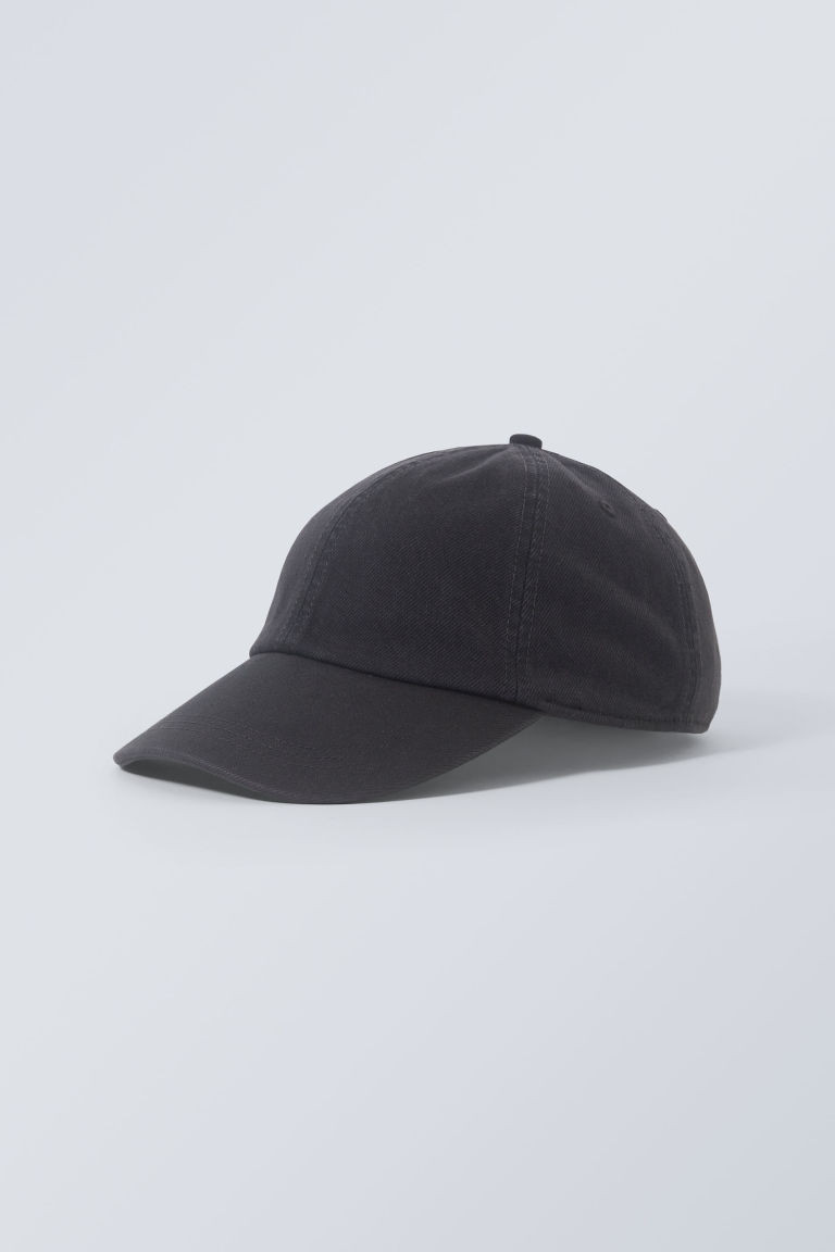 H & M - Essential Denim Cap - Black | H&M (UK, MY, IN, SG, PH, TW, HK)