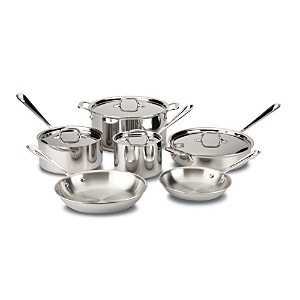 D3 Stainless Steel 10-Piece Cookware Set | Bloomingdale's (US)