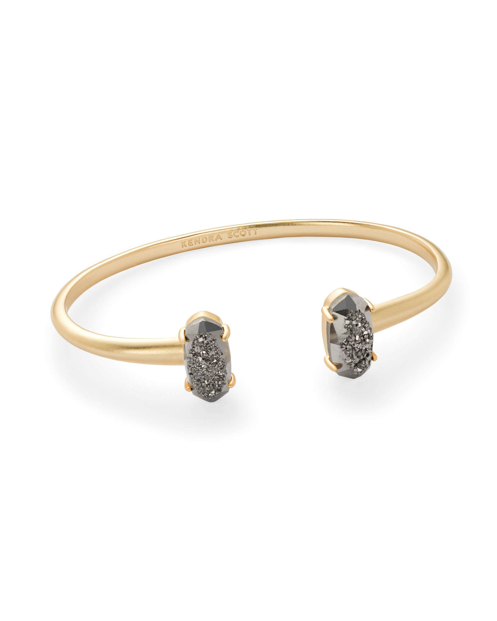 Edie Gold Cuff Bracelet in Iridescent Drusy | Kendra Scott