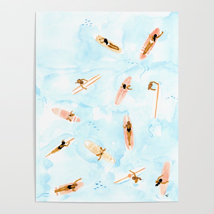 Surfers Poster | Society6