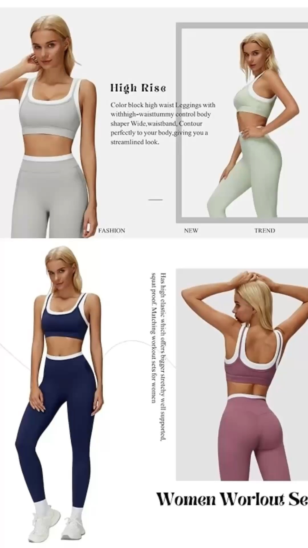 Comfy and flattering workout sets I’m loving lately 🤍 High-waisted leggings with supportive sports bras — perfect for workouts or everyday wear. So soft and stretchy!


#amazonfinds #workoutset #amazonstyle #athleisurewear #ltkfitness #amazonfashion #comfyoutfit

#LTKdayinmylife #LTKselfcare #LTKfitnessgoals