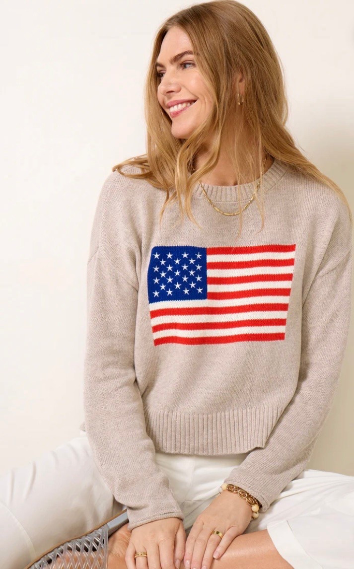 Flag Sweater

#LTKTravel #LTKOver40 #LTKootd
