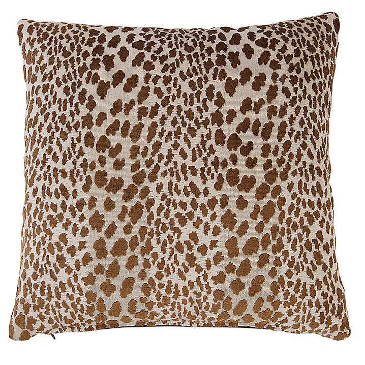 Cheetah Velvet Pillow | Ballard Designs, Inc.