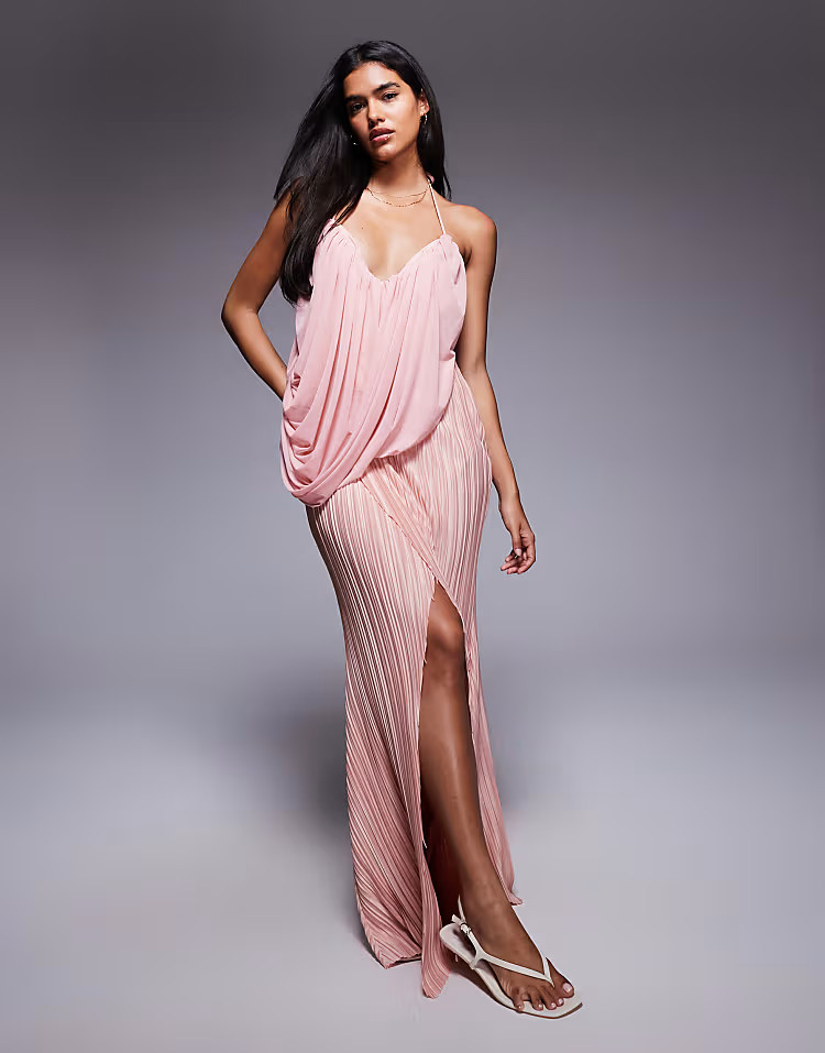 Plisse drape maxi dress!

#LTKgrwm #LTKootd 

 #LTKSpringSale #LTKgrwm