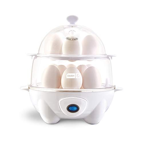 Dash Deluxe Rapid Egg Cooker for Hard Boiled, Poached, Scrambled Eggs, Omelets, Steamed Vegetables,  | Amazon (US)