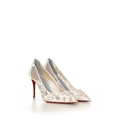 CHRISTIAN LOUBOUTIN 895$ Off White Lace554 85 Pumps  | eBay | eBay US