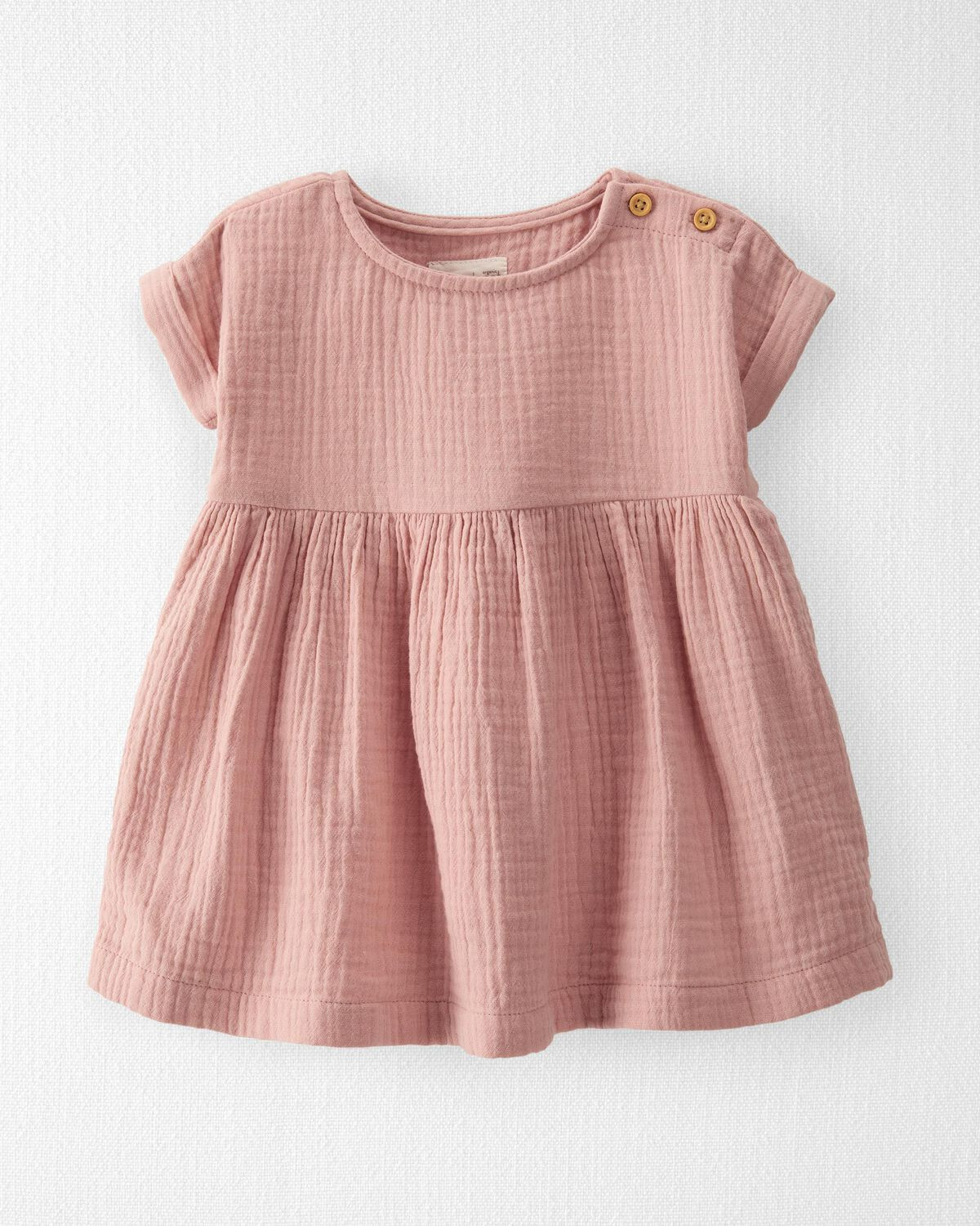 Baby Organic Cotton Gauze Dress | Carter's
