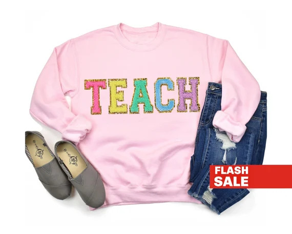 Teacher Sweatshirt  Teacher Shirt Back to School Teacher - Etsy | Etsy (US)