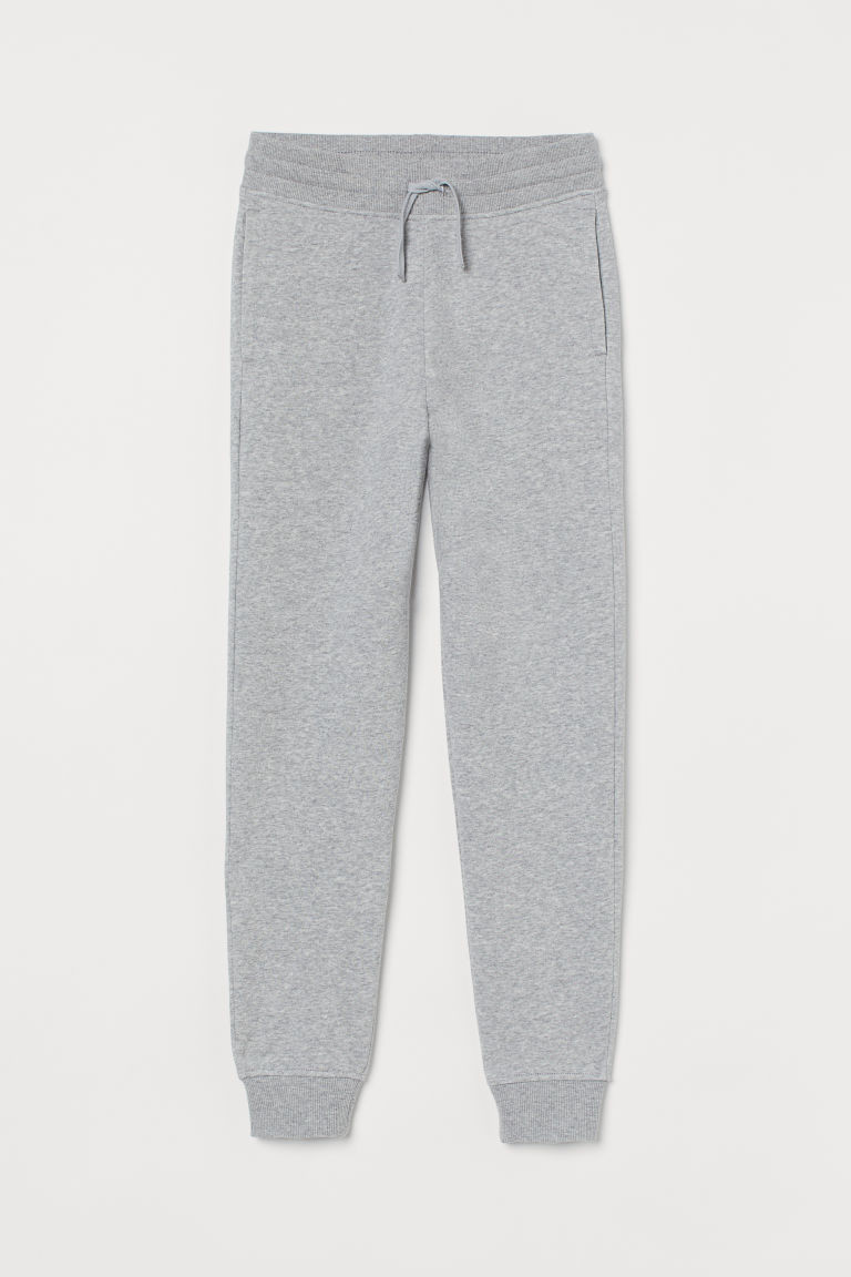 H & M - Brushed-inside Joggers - Gray | H&M (US, CA, MX)