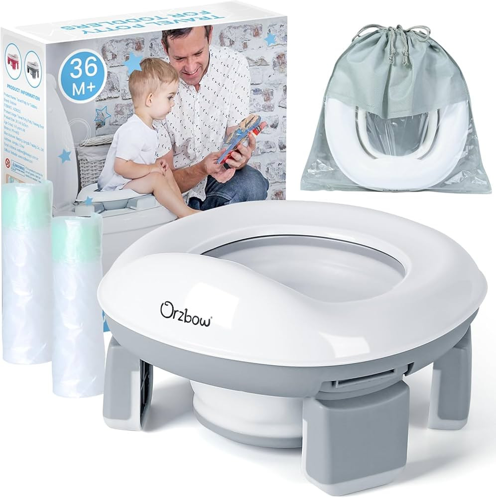 Orzbow Portable Potty Training Toilet for Boys and Girls with Storage Bag - Foldable Travel Potty... | Amazon (US)