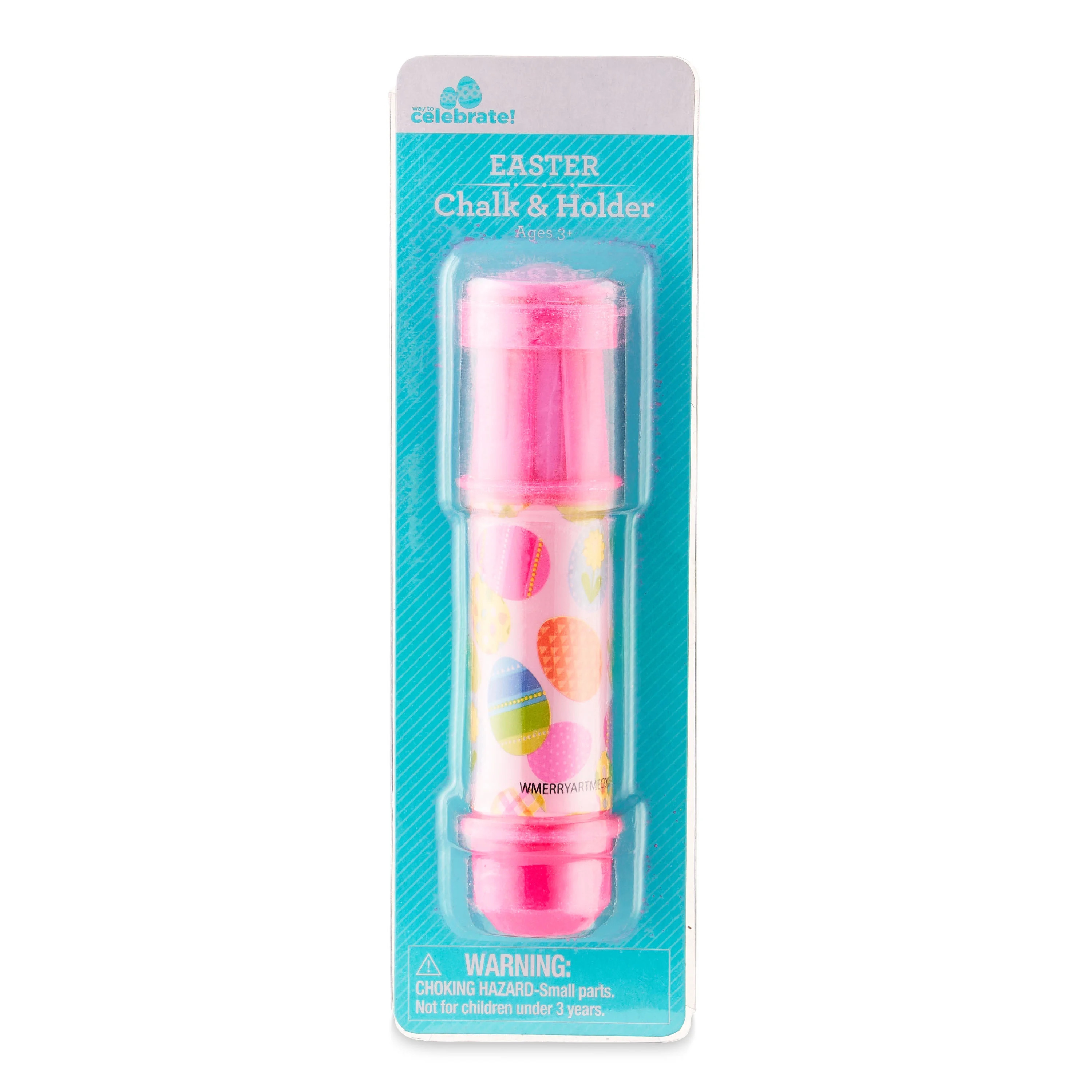 Way To Celebrate Easter Chalk and Holder Set, Pink | Walmart (US)