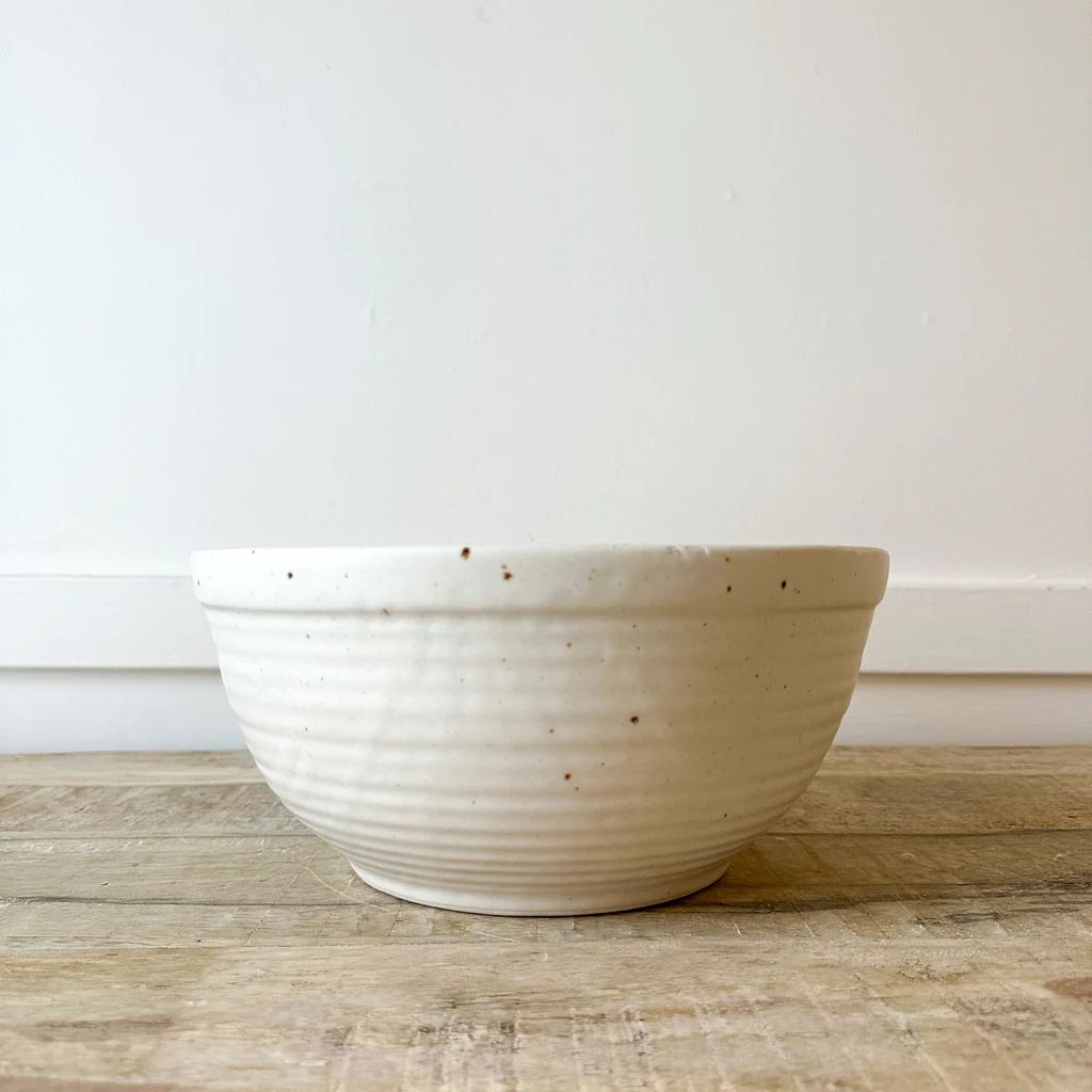 Claudia Speckled Stoneware Bowl | Purple Rose Home