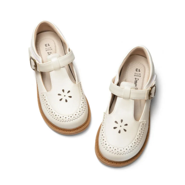 DREAM PAIRS Girls’ Mary Jane Dress Shoes, Ballet Flats for School Uniforms, Toddlers, and Littl... | Walmart (US)