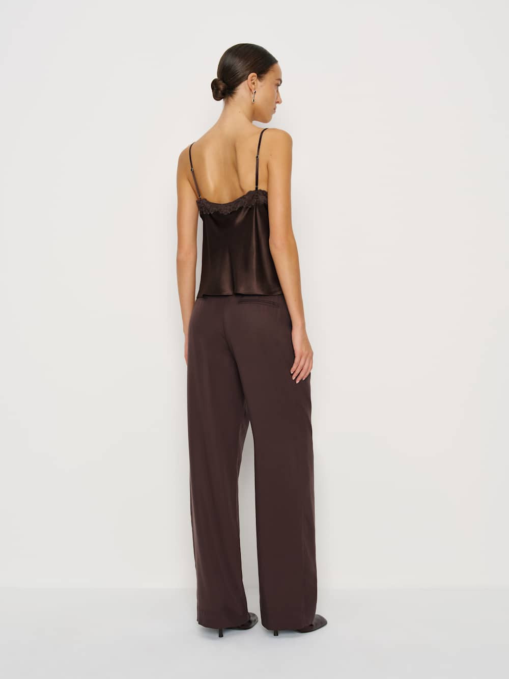 Teddy Silk Top | Reformation (Global)