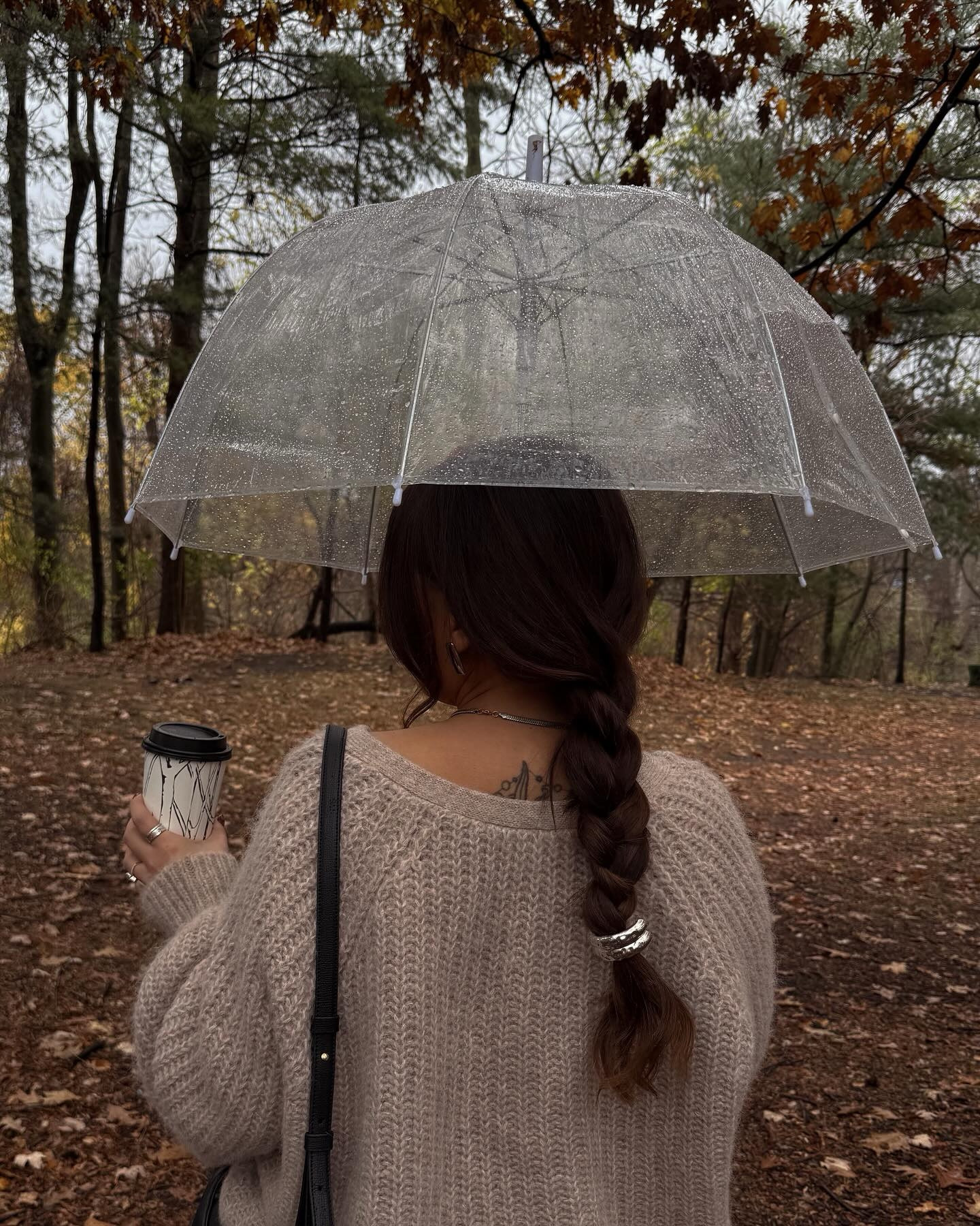 rainy fall days☔️🤍

#fallstyle #outfitideas #hairinspo #effortlesschic #hairstyles #braidstyles
