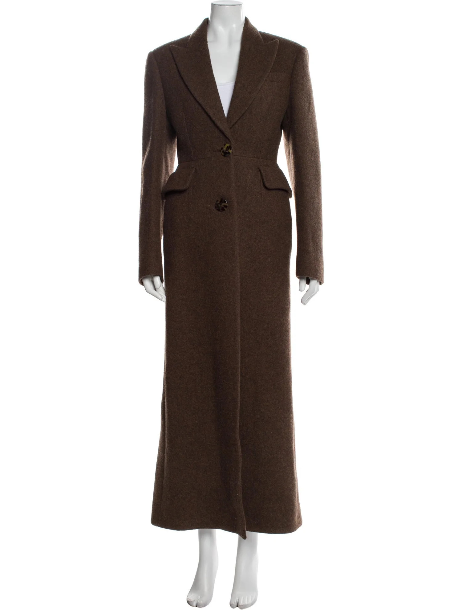 2020 Wool Faux Fur Coat | The RealReal