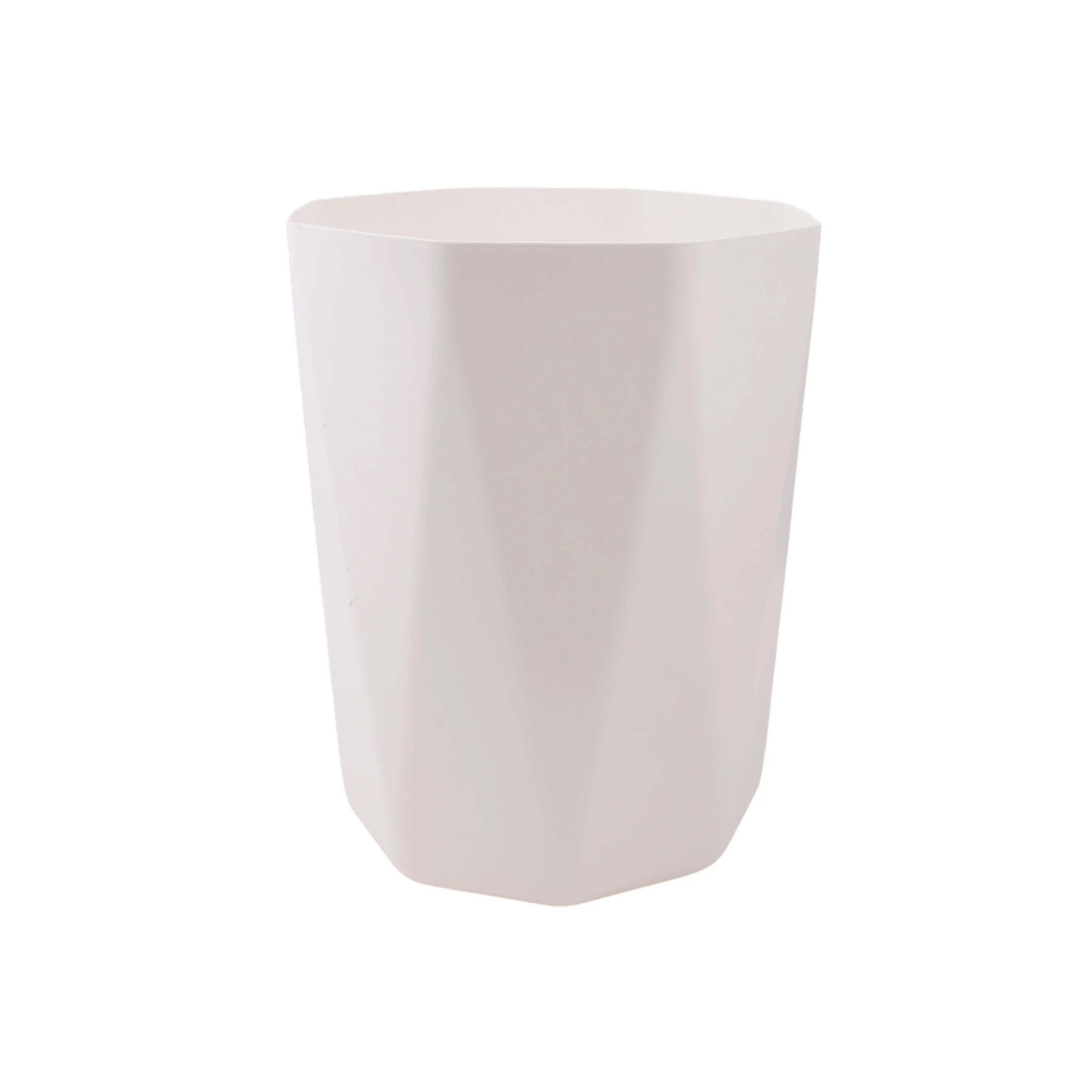 Mainstays 5 Gallon Trash Can, Geometric White Matte | Walmart (US)