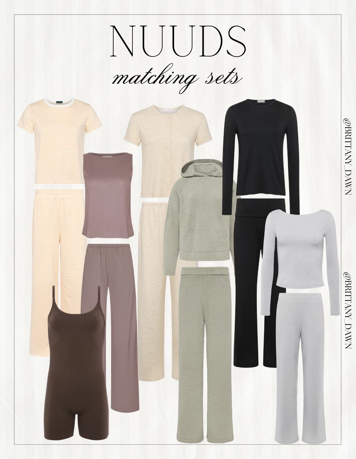 ✨ Say hello to your new daily uniform with these ultra-cozy NUUDS matching sets! Designed with premium, butter-soft fabrics and sleek minimalist silhouettes, this lineup features everything from casual loungewear tees to plush hoodies for the ultimate off-duty look. ☕

I am absolutely living in these high-quality neutrals lately. They make it completely effortless to look chic, put-together, and stylish whether you are relaxing at home or running a quick weekend errand! 🤍

#Nuuds #MatchingSets #LoungewearStyle #CozyVibes #MinimalistFashion #Athleisure #ComfyOutfit #CasualStyle

#LTKootd
