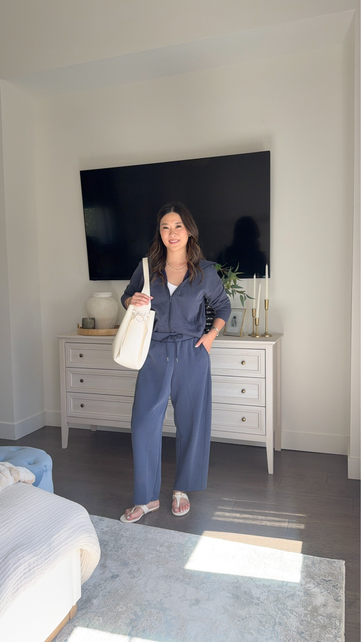 Target cool and casual mom outfit // Spanx look for less // travel outfit Medium in both

#LTKootd #LTKmomlife #LTKOver40