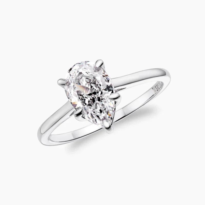 PEAR CUT SOLITAIRE RING | Balmante Jewelry (Global)