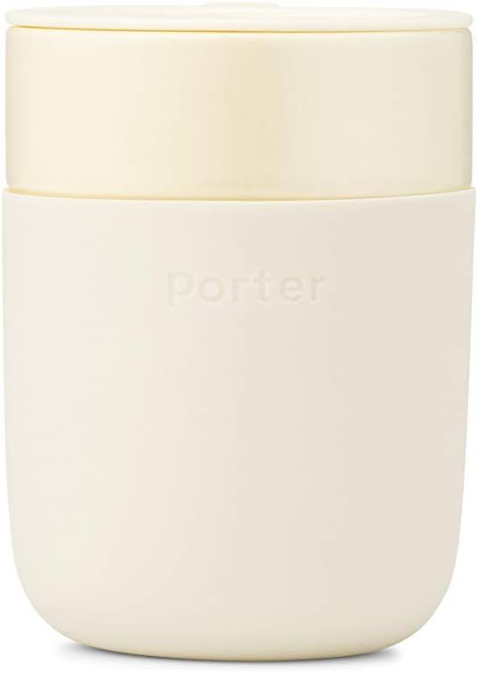 W&P Porter Ceramic Mug w/ Protective Silicone Sleeve, Cream 12 Ounces | On-the-Go | Reusable Cup ... | Amazon (US)