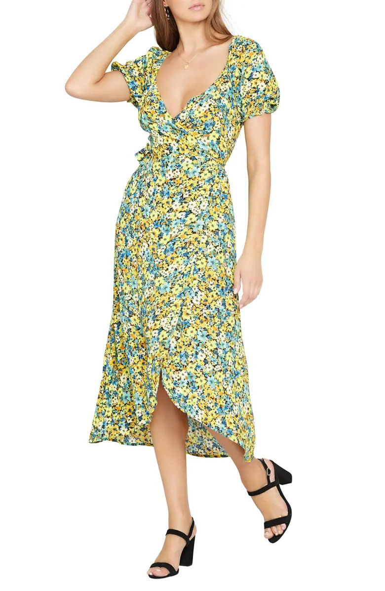 Talia High/Low Wrap Dress | Nordstrom
