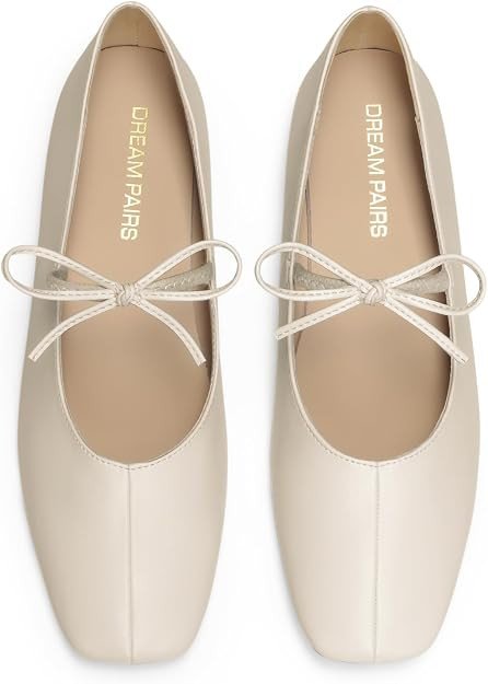 DREAM PAIRS Women's Ballet Mary Jane Flats | Amazon (US)