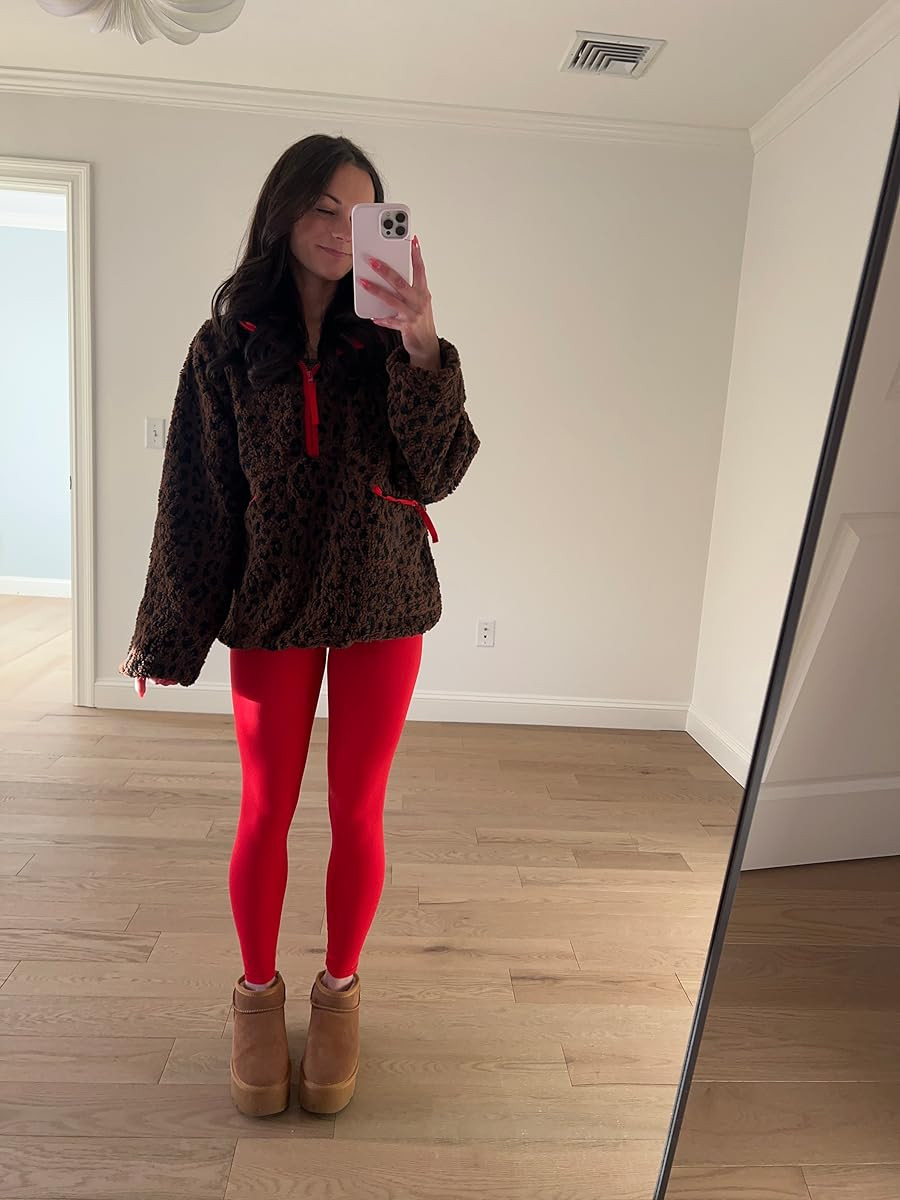 Comfy cozy outfit! Leggings in xs, jacket in s, boots I sized down a full size

amazon finds, amazon style, amazon fashion, activewear, workout set, leopard print fleece jacket 

 #LTKSeasonal #LTKActive
