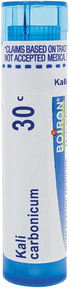 Boiron Kali Carbonicum 30C Pellets, Homeopathic Medicine for Colds, 12c, 80 Count | Amazon (US)