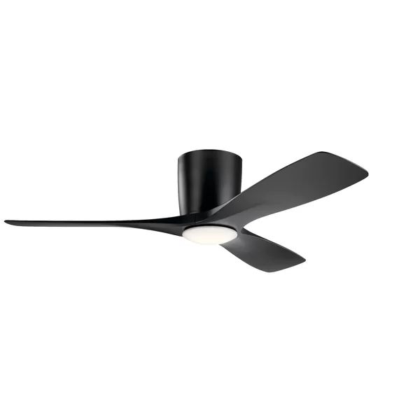 48" Mcgrew 3 - Blade LED Standard Ceiling Fan with Wall Control and Light Kit Included | Wayfair Professional