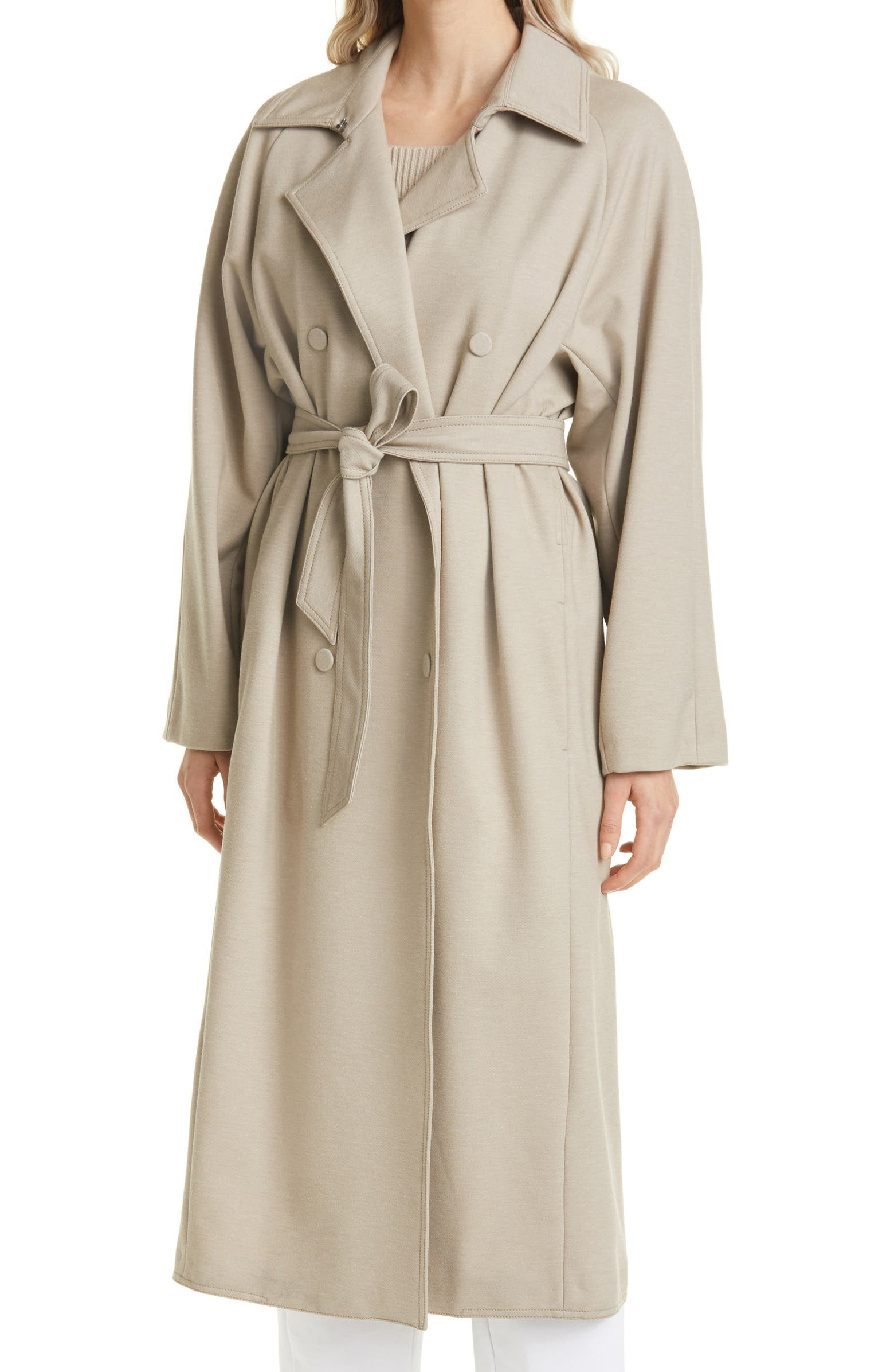 Max Mara Leisure Cinghia Cinghia Jersey Trench Coat | Nordstrom | Nordstrom
