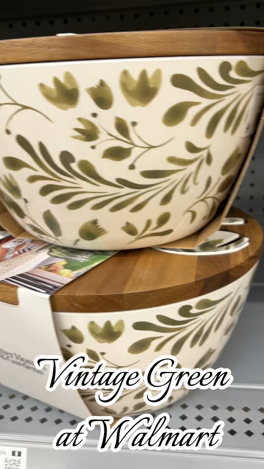 We ran into this vintage-green inspired collection of kitchen and hosting items at @Walmart and oh my goodness! I picked up a few goodies and I can’t wait to style them for you  

#LTKHome #LTKSeasonal