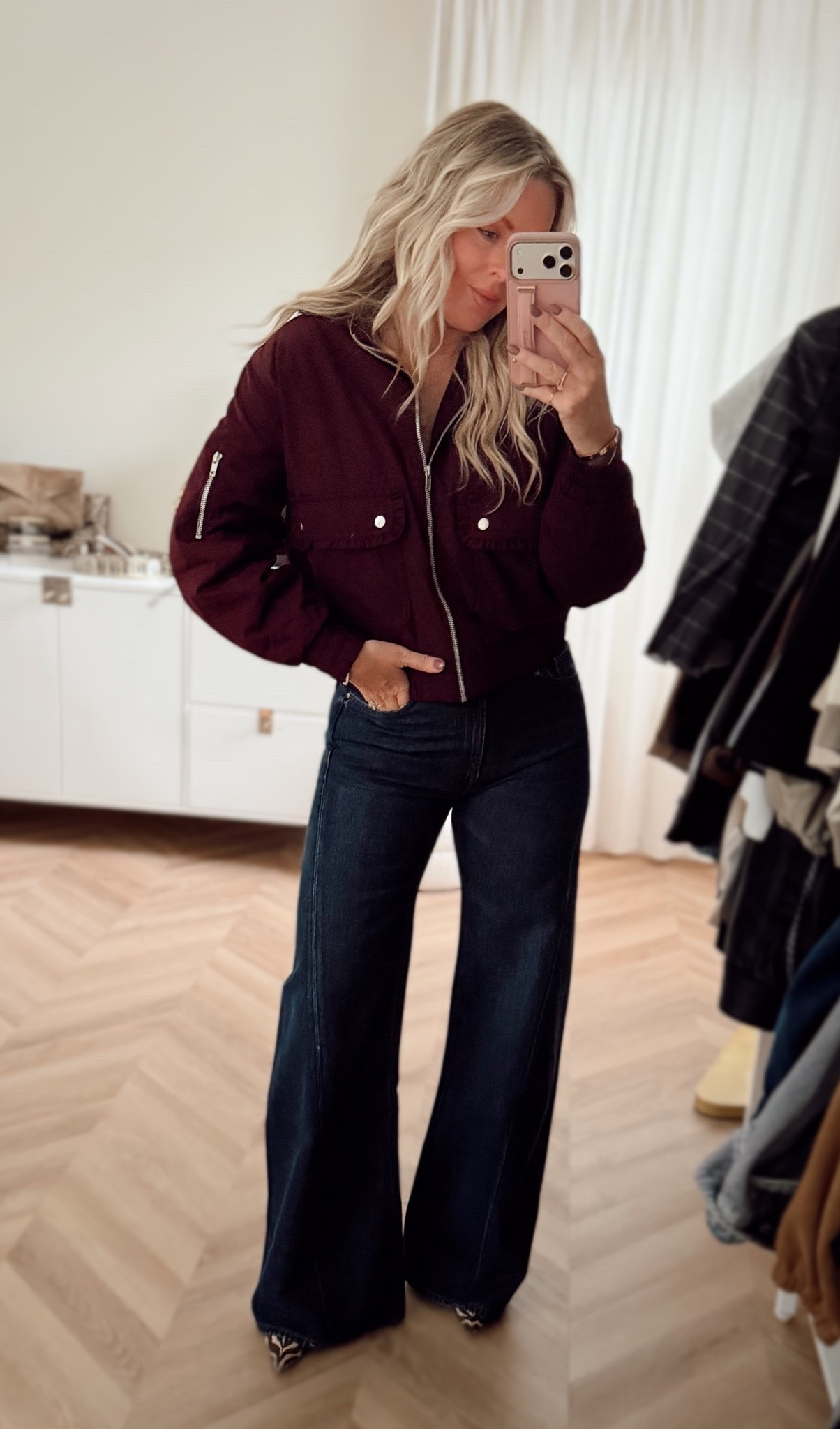 Walmart ruffle trim jacket is so cute in this gorg color! 🤎🍂
I did small.

#LTKootd #LTKSeasonal #LTKgrwm